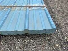 Slate Blue Corrugated Metal Panel 3'x12'
