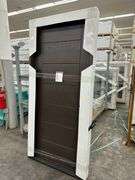 Dark Walnut, Ext Fiberglass, 107 Groove, 36"x80" RH
