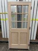 Doug Fir Exterior 9 Lite Door 36"x80" LH