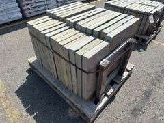 Natural Cleft Pattern Blue Stone, Full Color, 12" x 24" x 22 1/2"