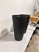 Veradek,Demi 26 in. Black Round Plastic Planter (2x$)