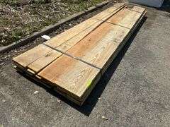 Red Oak Outs Rough Cut Hardwood Lumber 1"xRWxRL (Longest Board is Approximately 12')