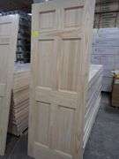 (5 Pack) Interior Clear Pine Door Slab 30"x80"