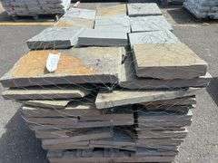 Sawn Edge Wall Stone, Natural Cleft Pattern Blue Stone