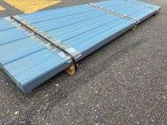 Slate Blue Corrugated Metal Panel 3'x12'