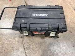 Husky 37 in. Rolling Tool Box Utility Cart Black