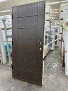 Dark Walnut, Ext Fiberglass, 107 Groove, 36"x80" RH