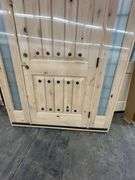 Exterior Castle Knotty Alder With Speakeasy Door 1-3-1 LH