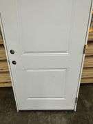 White Steel, Exterior Door 36", Left Hand