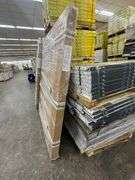 Exterior 3-Lite Square Craftsman Style Knotty Alder Door 1-3-1 LH