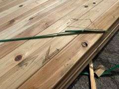 Western Red Cedar Decking 5/4"x4"x8'