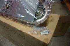 Nickel Three Light Wall Mount Bathroom Light