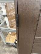 Dark Walnut, Ext Fiberglass, 107 Groove, 36"x80" RH