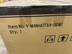 White, Manhattan, 30" Vanity