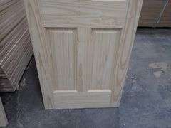 (5 Pack) Interior Clear Pine Door Slab 30"x80"