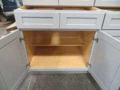 Assembled Stone Harbor Gray Kitchen Cabinet Set 10'x14'x10'