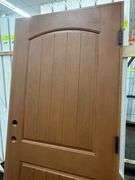 Medium Walnut, Ext Fiberglass, 200PP Plank Panel W/Clavos, 36"x80" LH