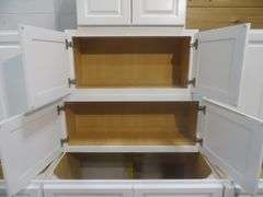 Newport White Kitchen Cabinet Set 12'x12'