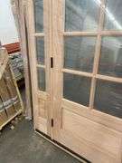 Exterior 8-Lite Mahogany Door 1-3-1 RH
