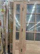 Exterior 8-Lite Mahogany Door 1-3-1 RH