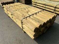 Pressure Treated Southern Yellow Pine Fence Post 5"x8'
