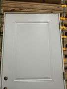 White Steel, Exterior Door 36", Left Hand