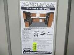 Assembled Stone Harbor Gray Kitchen Cabinet Set 10'x14'x10'