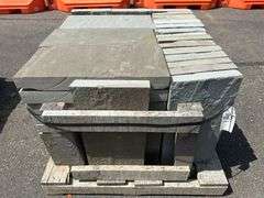 Natural Cleft Pattern Blue Stone, Full Color, 12" x 24 x 2" 1/2 - 3" Assorted Thickness