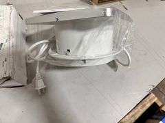 KIWDZFU 110 CFM White DC Brushless Wall or Window Mount Exhaust Fan