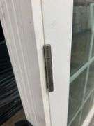 White Exterior 15 Lite Double Patio Door 72"x80"