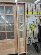 Exterior 8-Lite Mahogany Door 1-3-1 RH