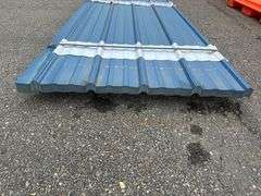 Gallery Blue Corrugated Metal Panel 3'x12'