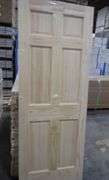 (5 Pack) Interior Clear Pine Door Slab 30"x80"