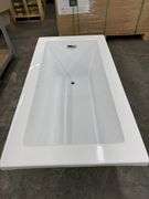 Neptune Munich White Drop-In Bathtub 59"x32"x23"