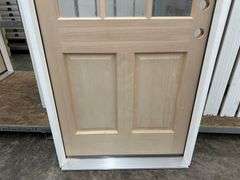 Doug Fir Exterior 9 Lite Door 36"x80" LH
