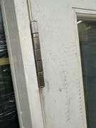 White Exterior 3/4 Glass Double Patio Door 72"x80"