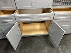 Stone Harbor Gray Kitchen Cabinet Set 16'