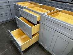 Pacific Gray Kitchen Cabinet Set 10'x16'x10'