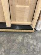 Exterior 3-Lite Square Craftsman Style Knotty Alder Door 1-3-1 LH