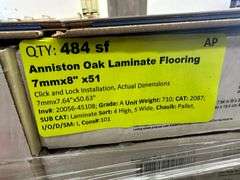 Anniston Oak Laminate Flooring  7MMx8"x51"