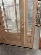 Exterior 9-Lite Marginal Craftsman Style Mahogany Door 1-3-1 RH
