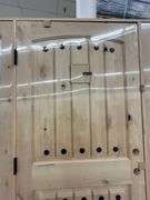 Exterior Castle Knotty Alder With Speakeasy Door 1-3-1 RH