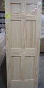 (5 Pack) Interior Clear Pine Door Slab 30"x80"