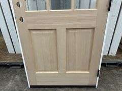 Doug Fir Exterior 9 Lite Door 36"x80" LH