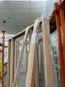 Exterior 9-Lite Marginal Craftsman Style Mahogany Door 1-3-1 RH