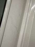 White Exterior 1/2 Glass Double Patio Door 72"x80"