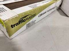 TrafficMaster Glenwood Cherry 7 in. x 20 in. Ceramic Floor and Wall Tile