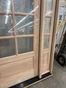 Exterior 8-Lite Mahogany Door 1-3-1 RH