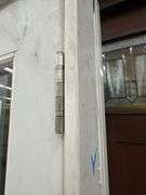 White Exterior 3/4 Glass Double Patio Door 72"x80"