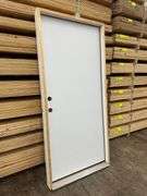 White Steel, Exterior Door 36", Right Hand